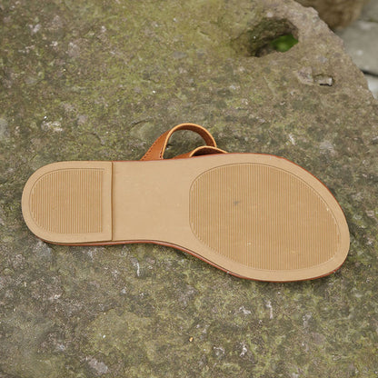 Dámské ploché sandály s přezkou criss cross
