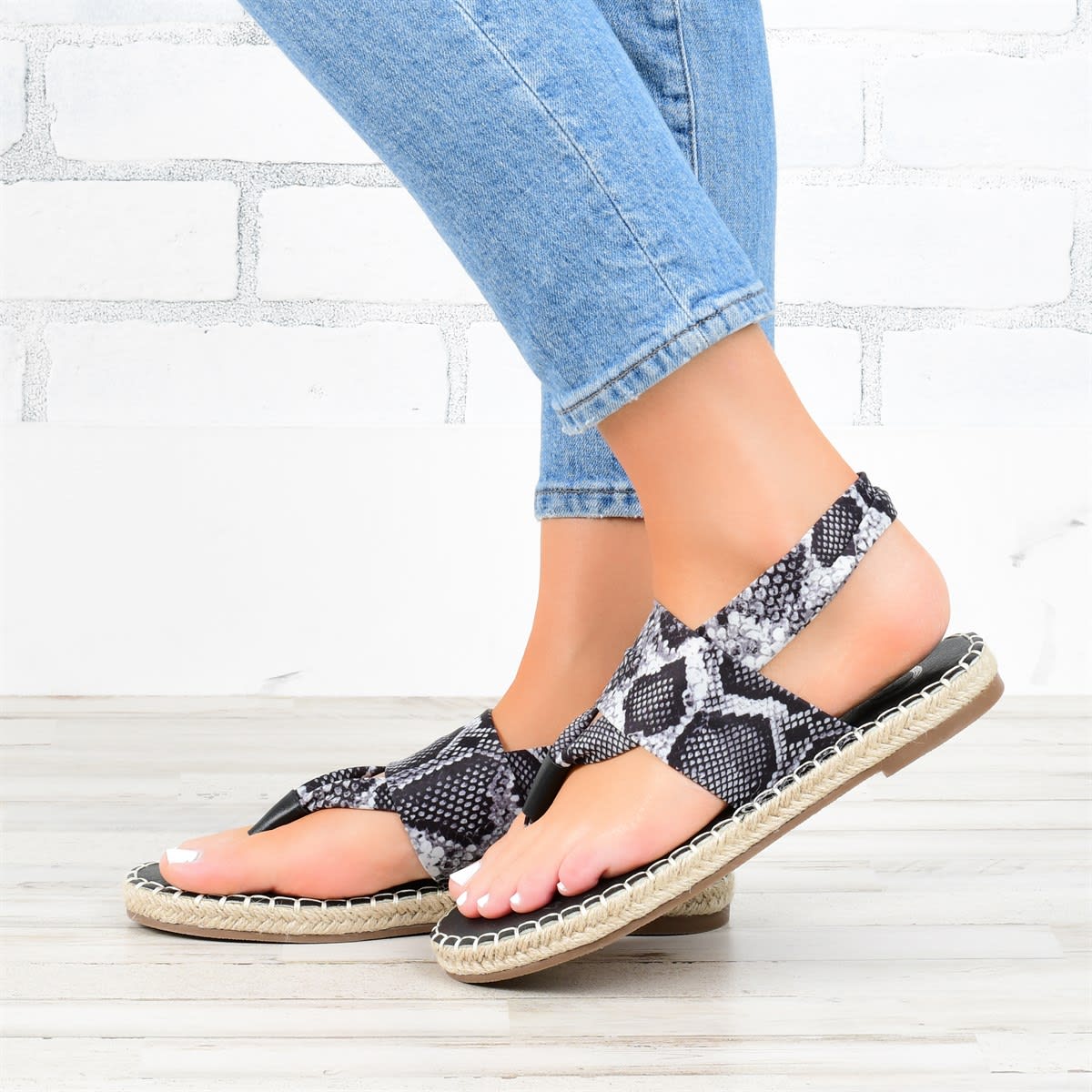 Dámské sandály Strap Bottom Snake