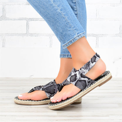 Dámské sandály Strap Bottom Snake