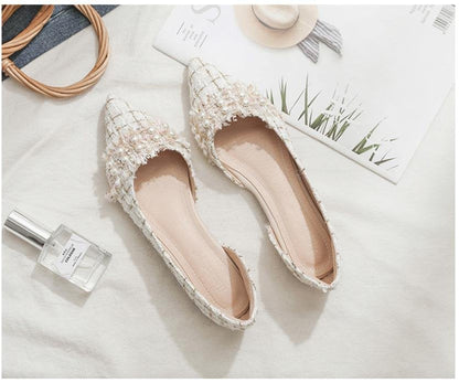 Elegantní a detailní podpůrné letní mokasíny