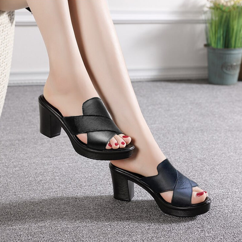 Dámské podpatky Sommer Chunky Heels