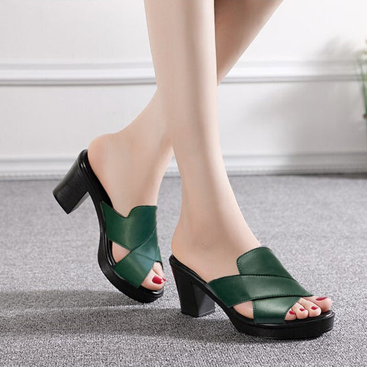 Dámské podpatky Sommer Chunky Heels