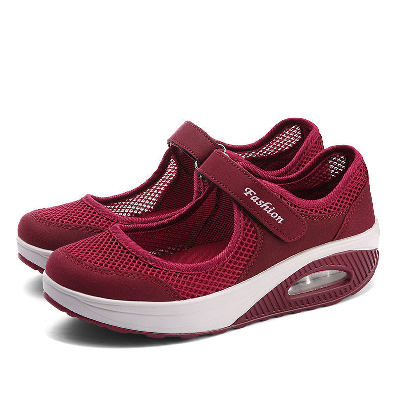 Běh Mesh chůze Slip-On Tenisová obuv do tělocvičny