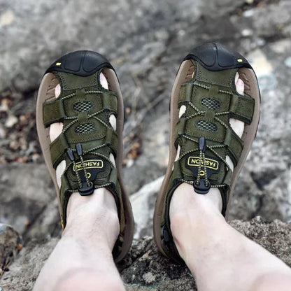 Pravá kůže Pánské příležitostné sandály Turistika