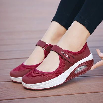 Běh Mesh chůze Slip-On Tenisová obuv do tělocvičny