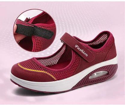Běh Mesh chůze Slip-On Tenisová obuv do tělocvičny