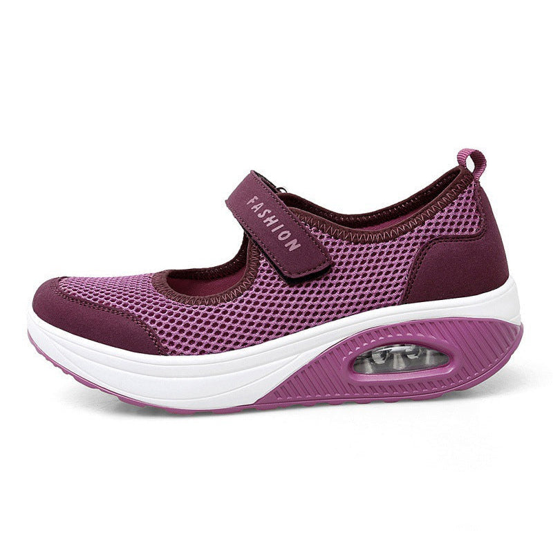Běh Mesh chůze Slip-On Tenisová obuv do tělocvičny