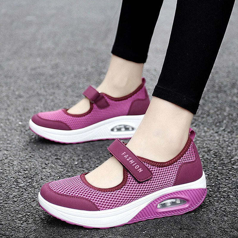 Běh Mesh chůze Slip-On Tenisová obuv do tělocvičny