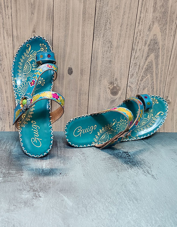 Elegantní a detailní podpůrné letní boty
