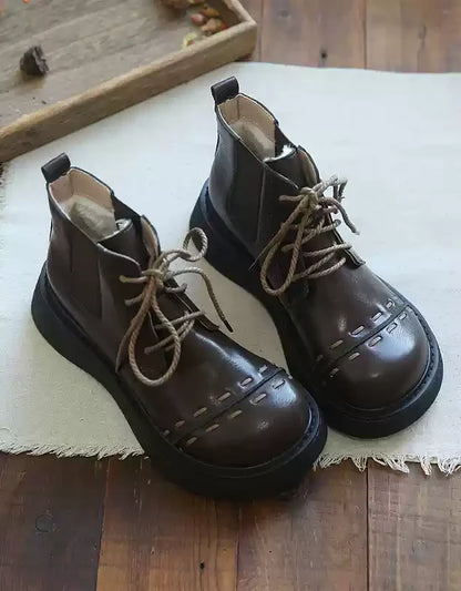 Elegantní a detailní podpůrné zimní boty