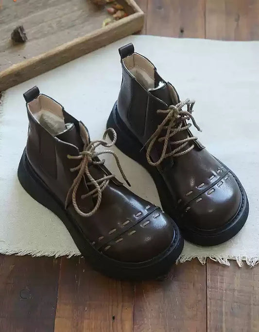 Elegantní a detailní podpůrné zimní boty