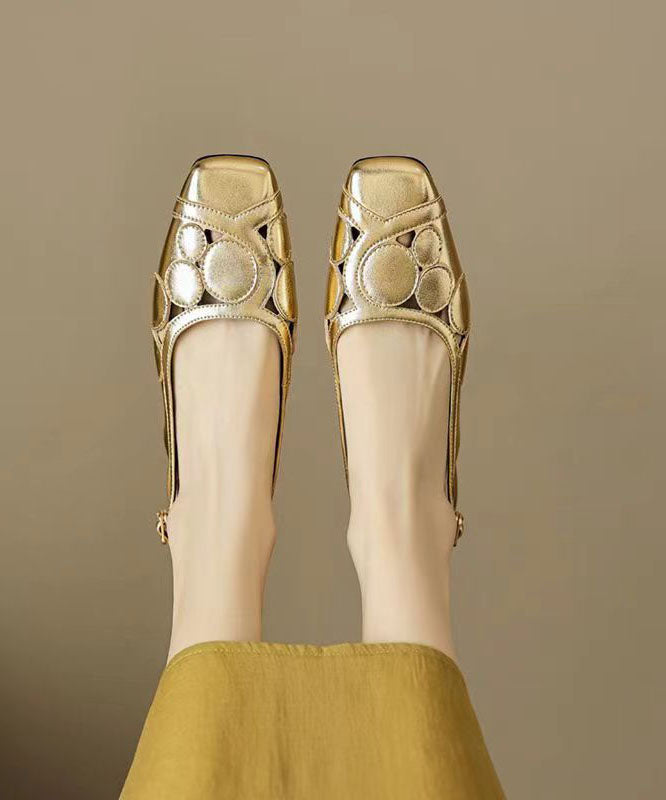 Dámské kožené boty slingback