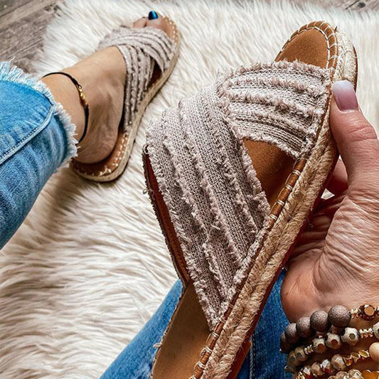 Podpůrné a stylové ortopedické letní boty Flats