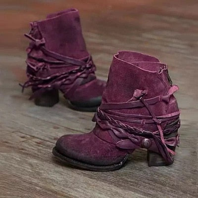 Elegantní a detailní podpůrné zimní boty
