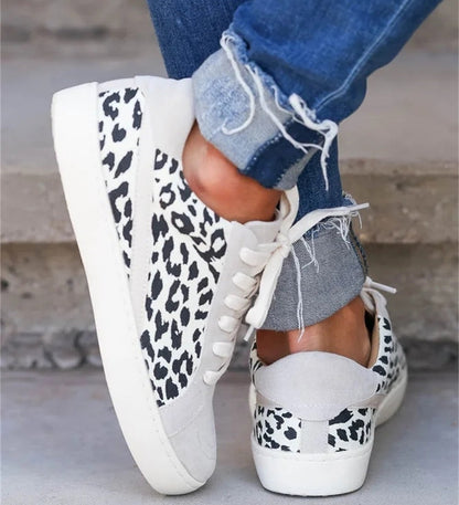 Dámské skate boty s leopardím potiskem