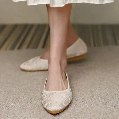 Elegantní a detailní podpůrné letní boty Flats