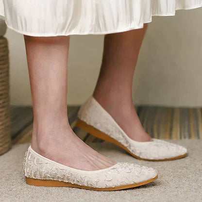 Elegantní a detailní podpůrné letní boty Flats