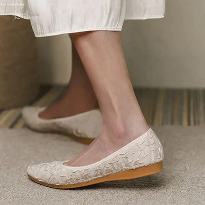 Elegantní a detailní podpůrné letní boty Flats
