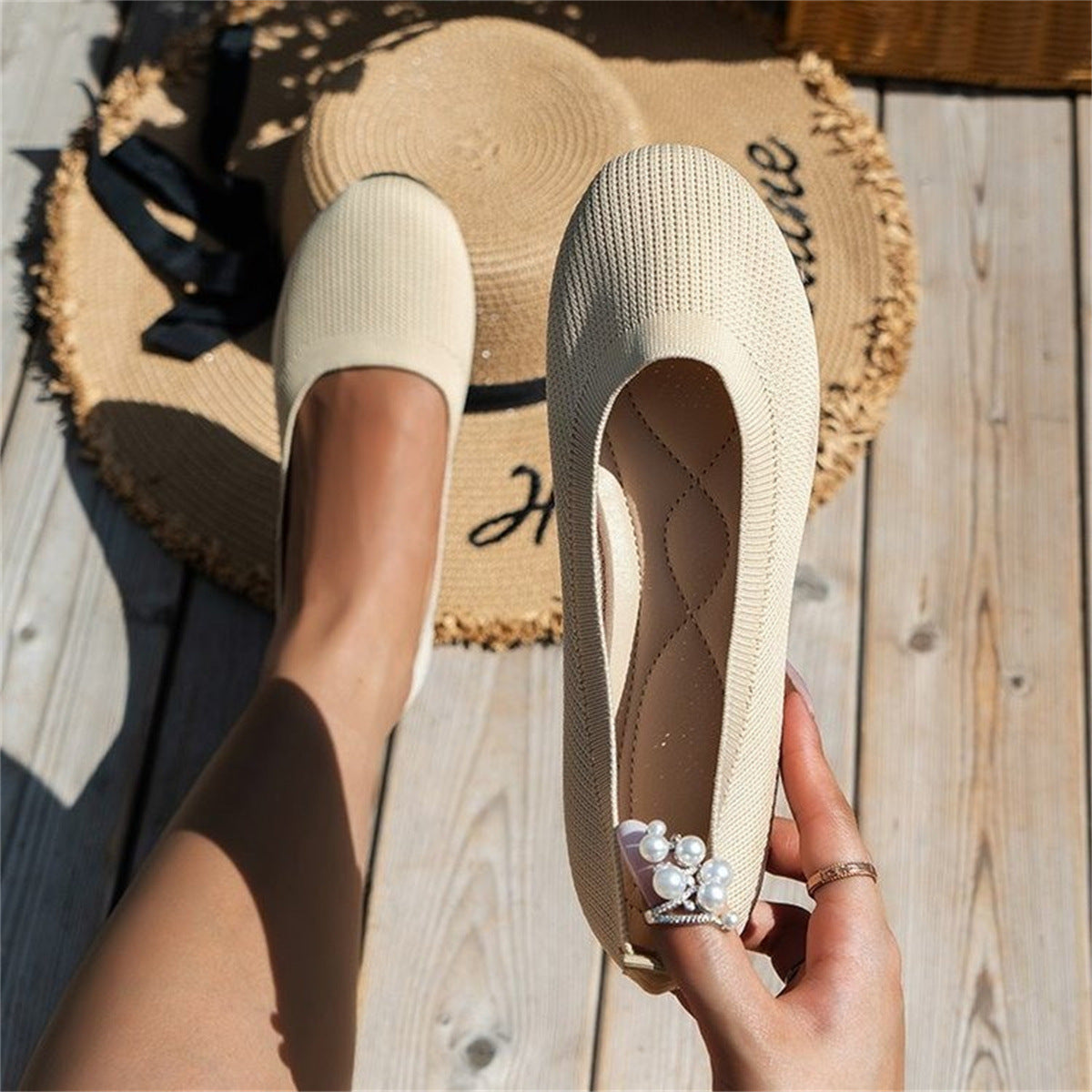 Dámské pohodlné prodyšné Slip On