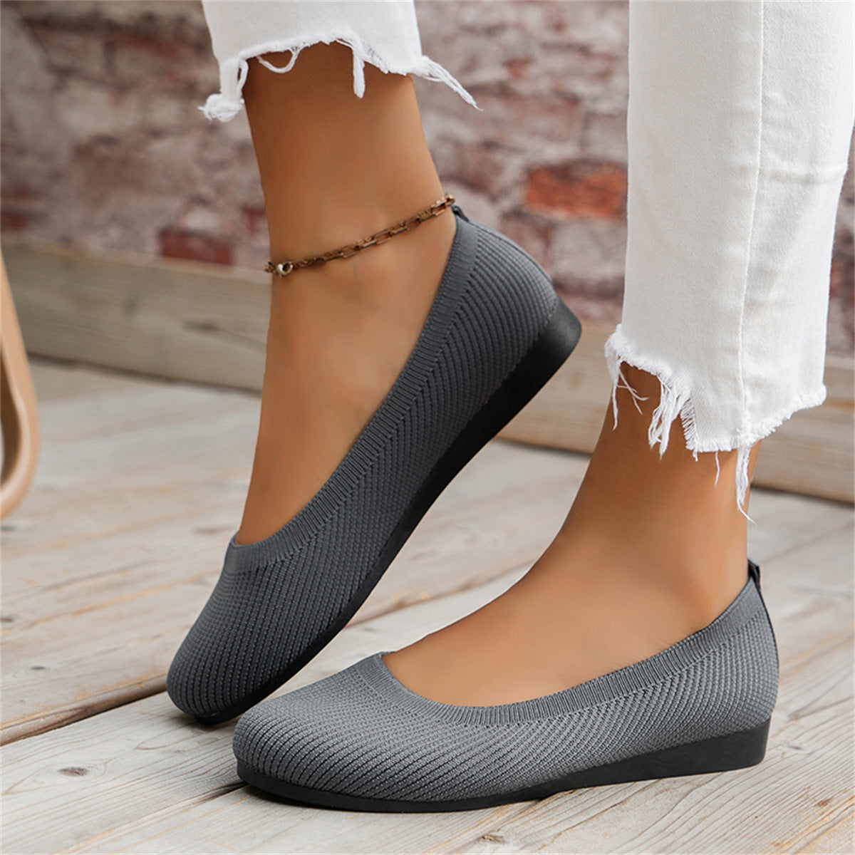 Dámské pohodlné prodyšné Slip On
