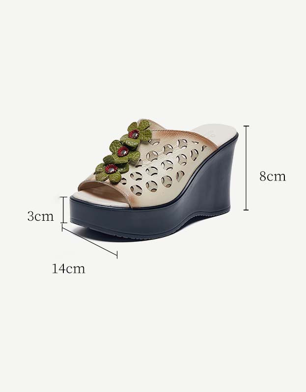 Elegantní a detailně propracovaný podpůrný letní klín Wedge