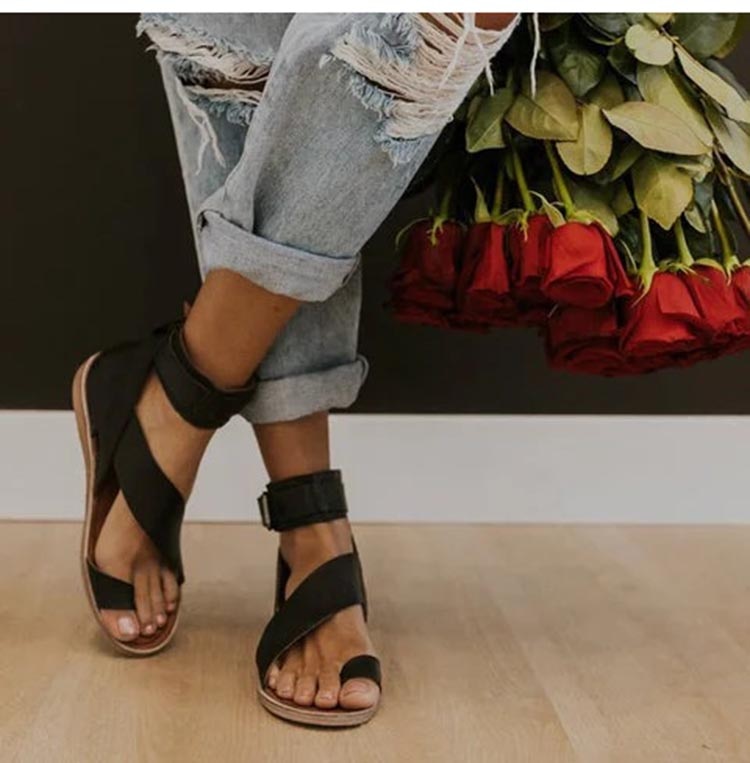 Elegantní a podpůrné ortopedické zimní sandály