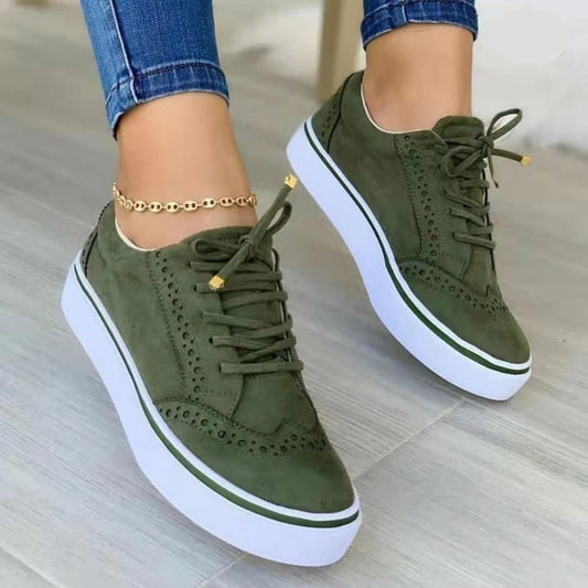 Dámské krajkové přední Brogues Skate boty