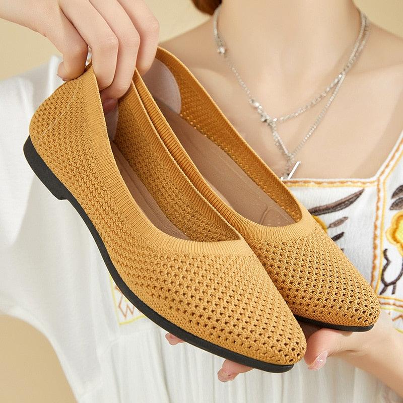 Podpůrné stylové ortopedické letní boty Flats