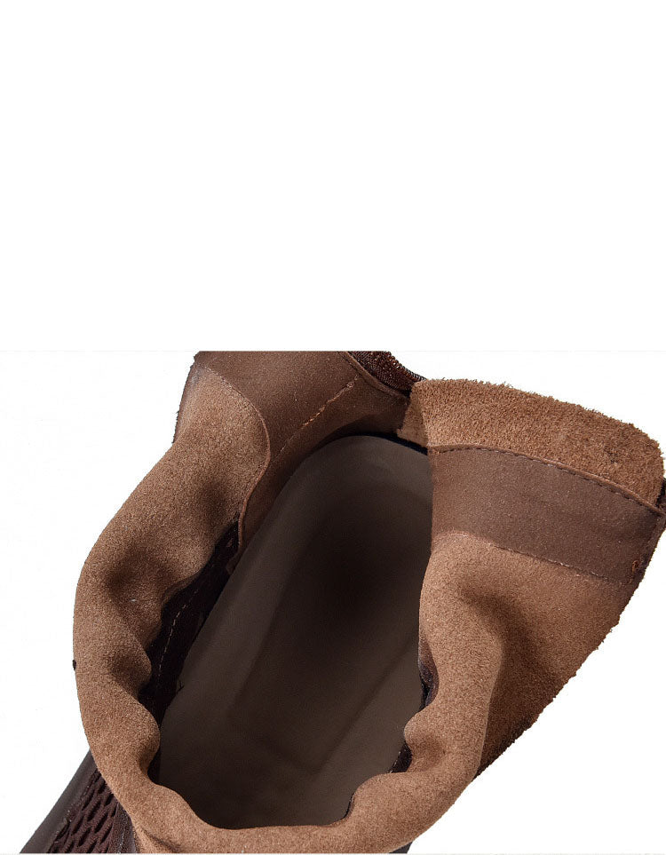 Elegantní a detailní podpůrné zimní boty