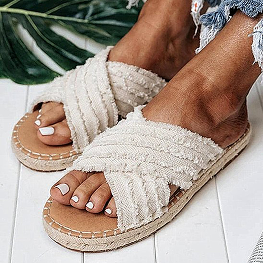 Podpůrné a stylové ortopedické letní boty Flats