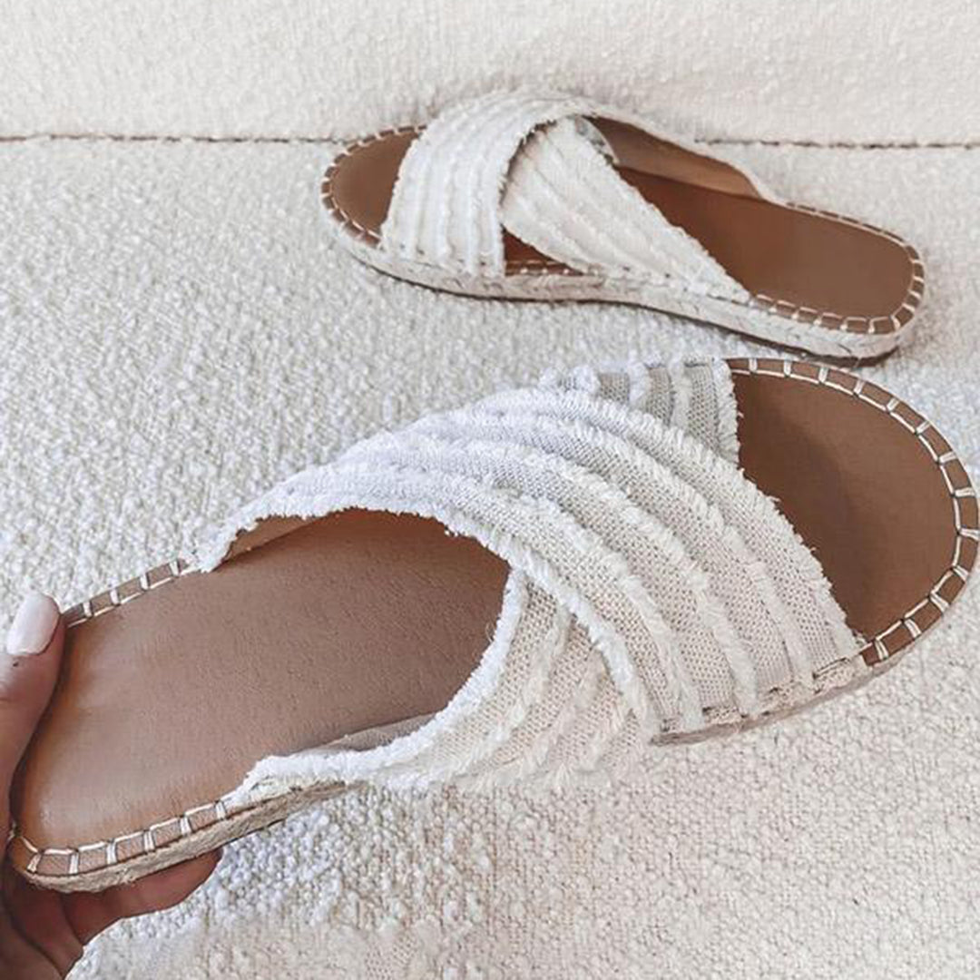 Podpůrné a stylové ortopedické letní boty Flats