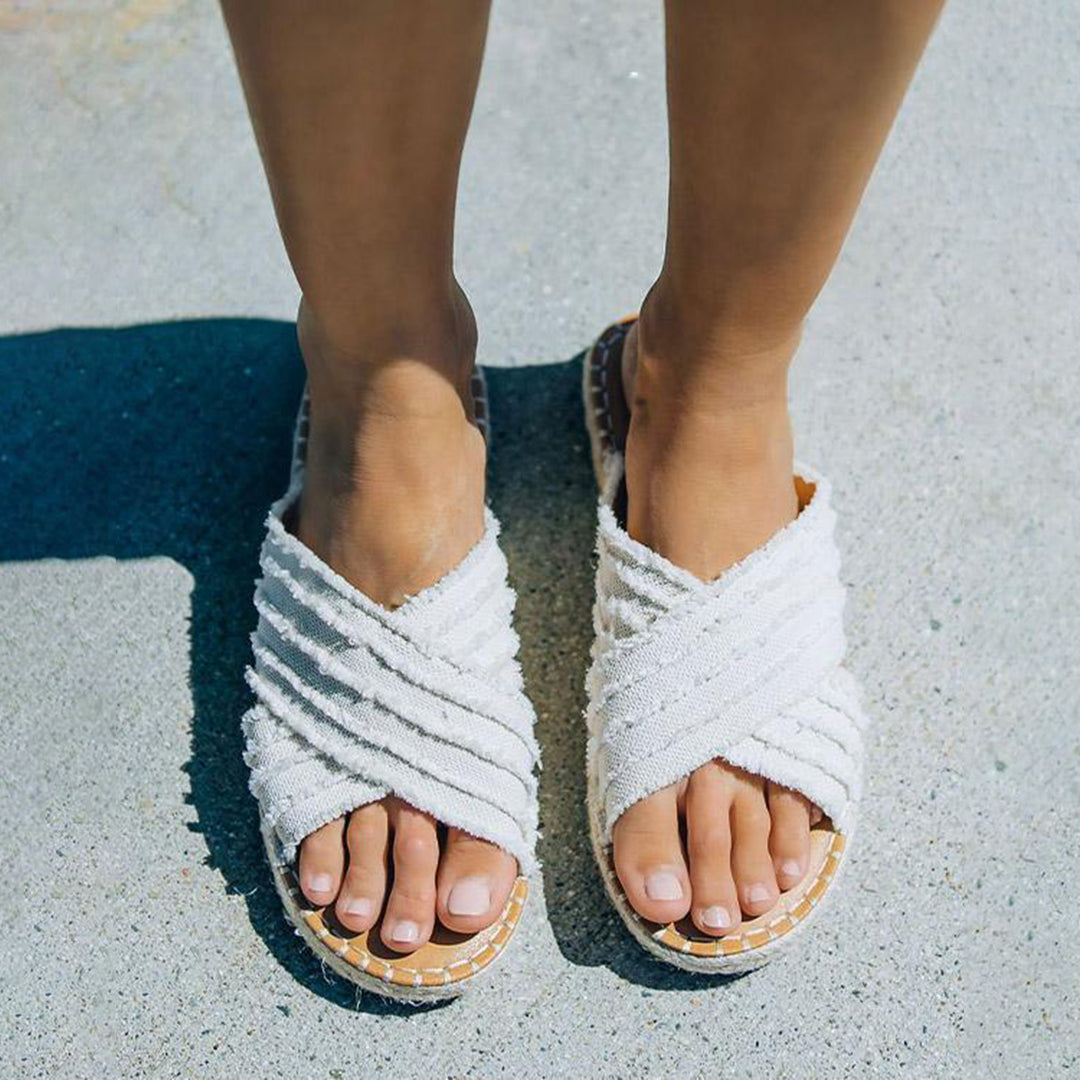 Podpůrné a stylové ortopedické letní boty Flats