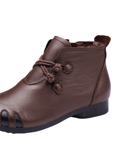 Elegantní a detailní podpůrné zimní boty