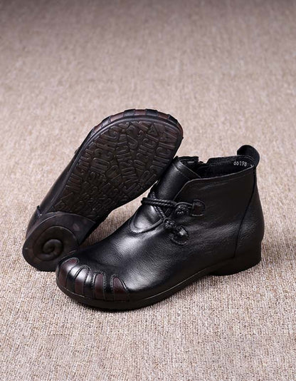Elegantní a detailní podpůrné zimní boty