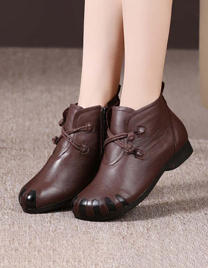 Elegantní a detailní podpůrné zimní boty