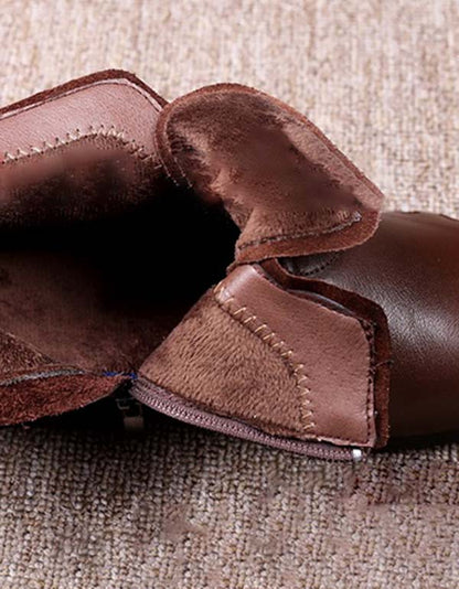Elegantní a detailní podpůrné zimní boty