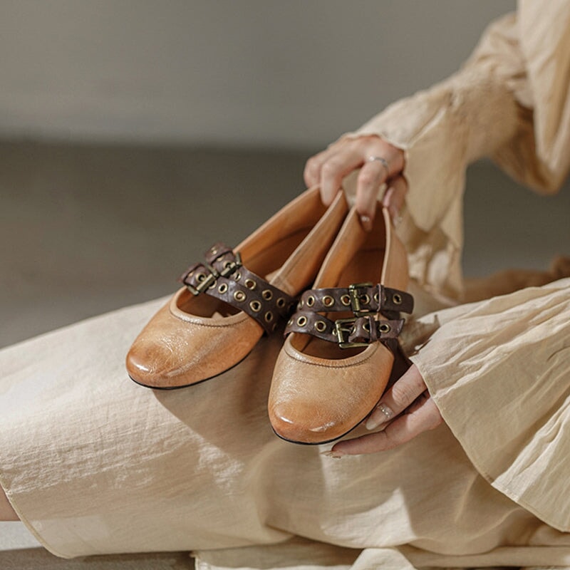 Elegantní a detailní podpůrné letní boty Flats