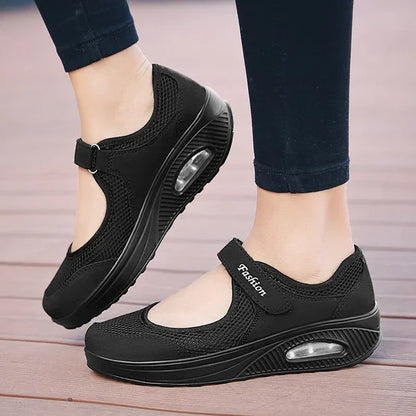 Běh Mesh chůze Slip-On Tenisová obuv do tělocvičny