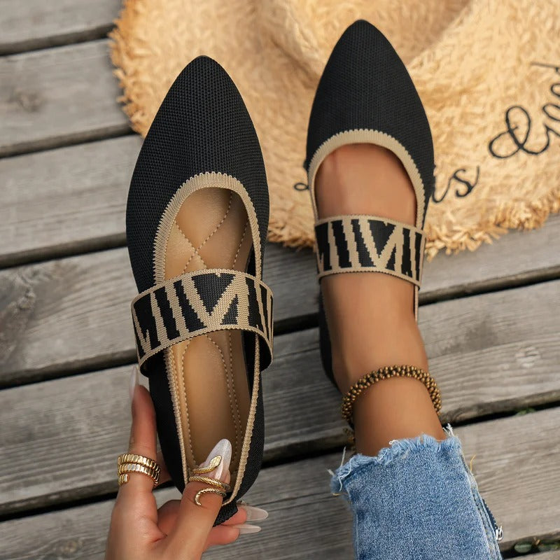 Elegantní a detailní podpůrné zimní boty Flats