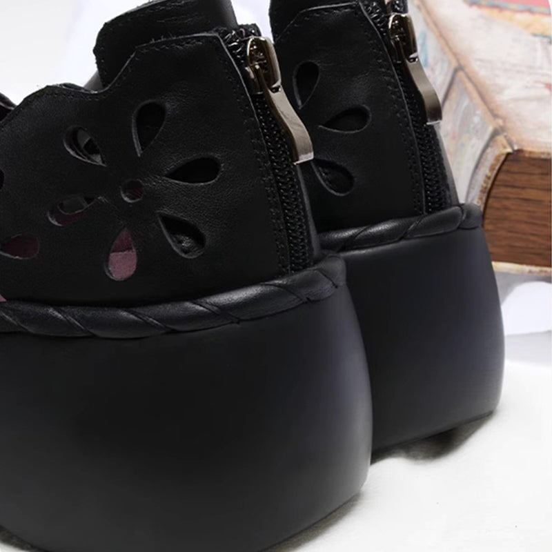 Elegantní a detailní podpůrné letní boty