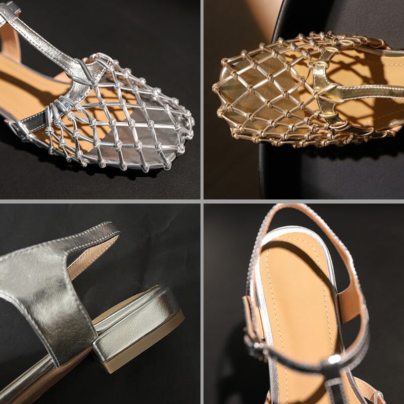 Elegantní a detailní podpůrné letní boty