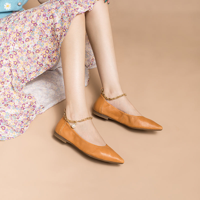Elegantní a detailní podpůrné letní boty Flats
