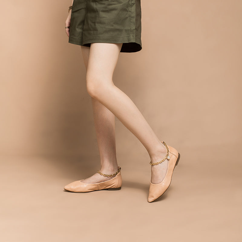 Elegantní a detailní podpůrné letní boty Flats