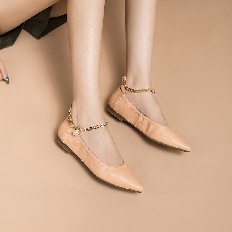 Elegantní a detailní podpůrné letní boty Flats