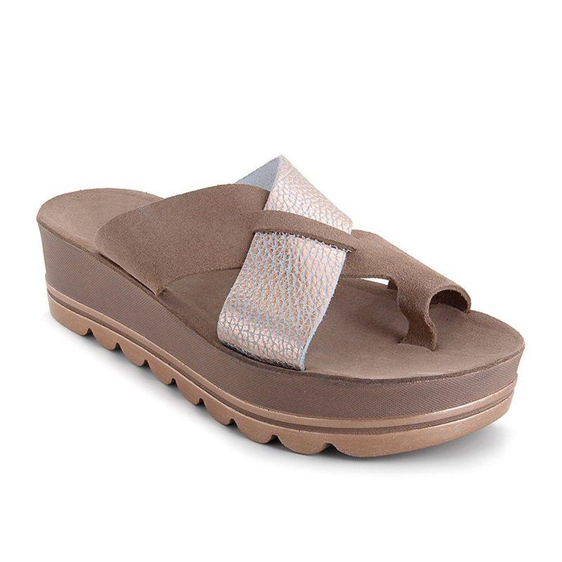Módní podpůrné ortopedické zimní sandály