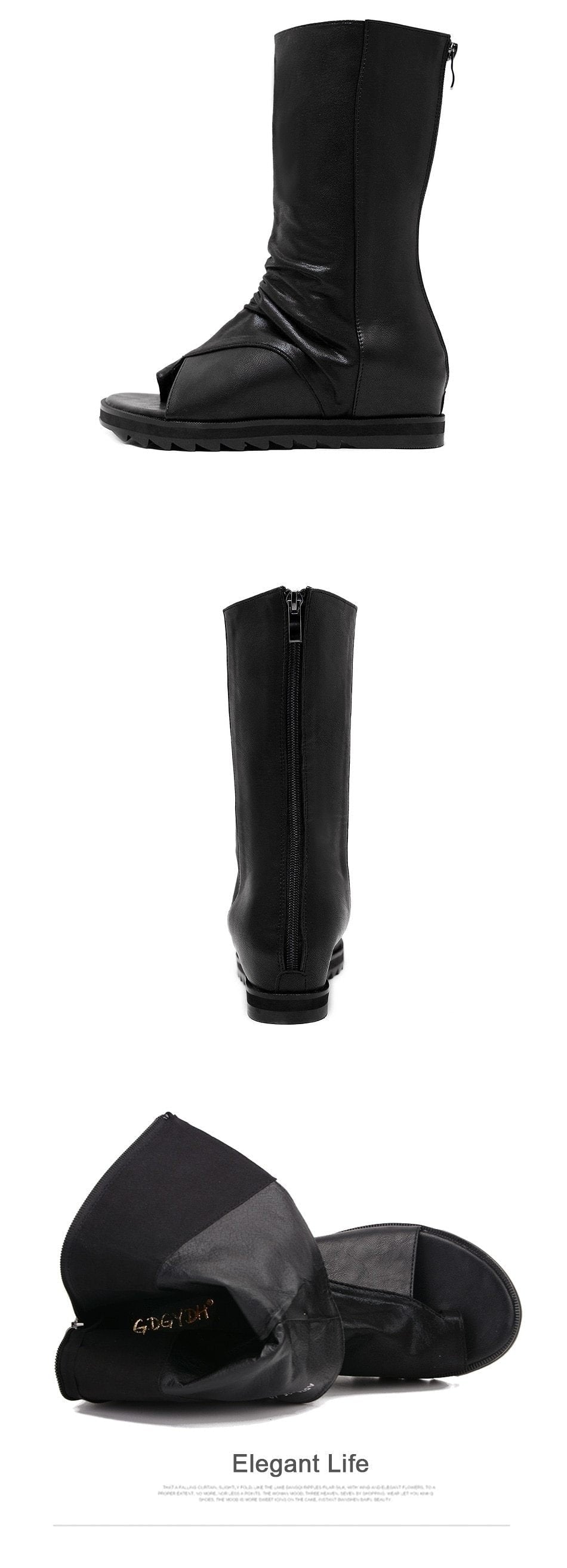 Elegantní a detailní podpůrné letní boty